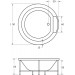 SANITEC JOANNA ΜΠΑΝΙΕΡΑ 150X150cm 